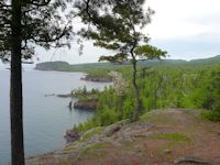 View from the top of Shovel Point, Tettegouche State Park
