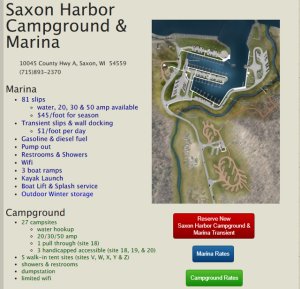 saxon harbor campground